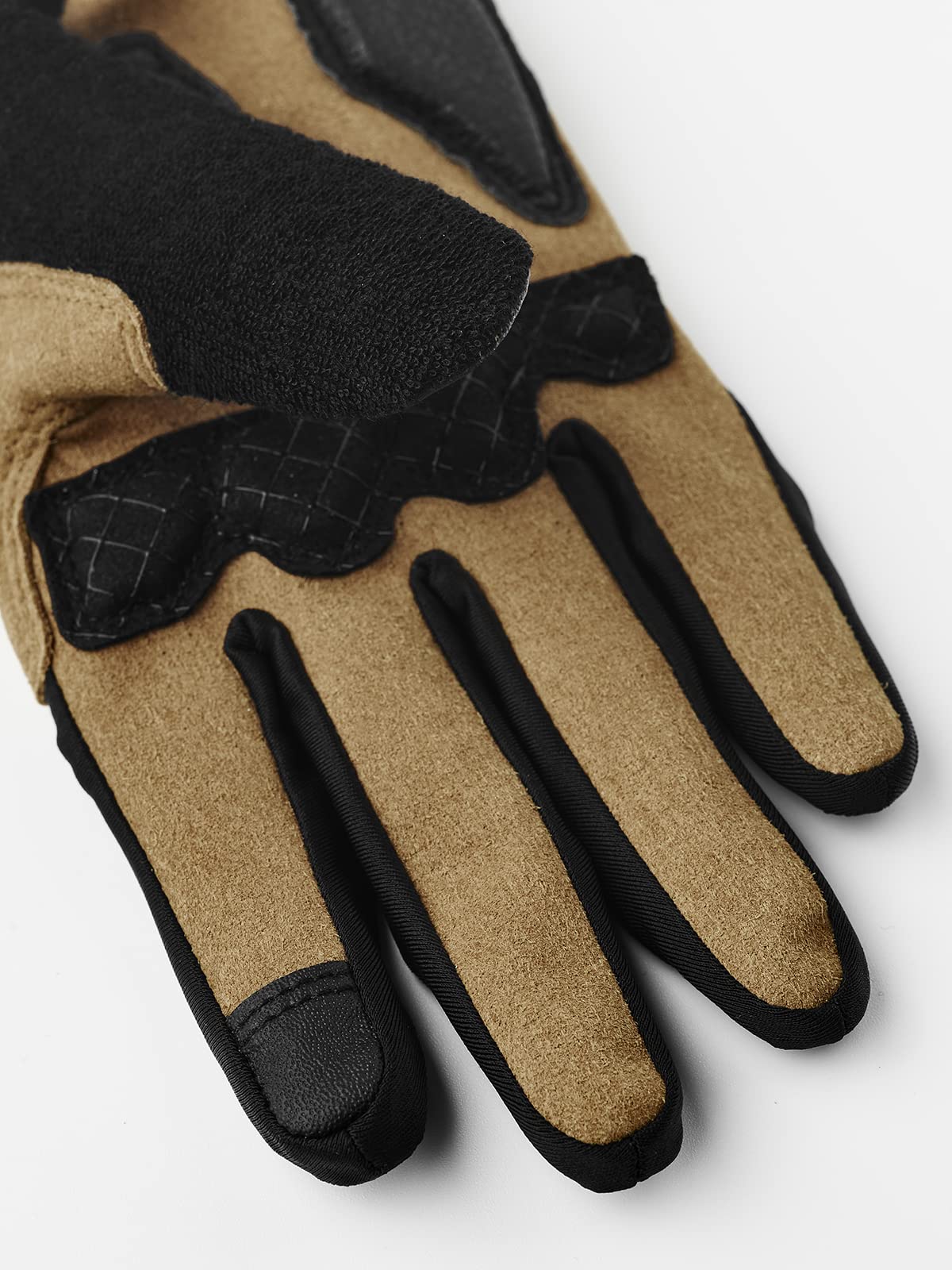 Hestra Unisex Bike Guard Long 5-Finger Glove for Cycling and Outdoor Activities, Black, 10