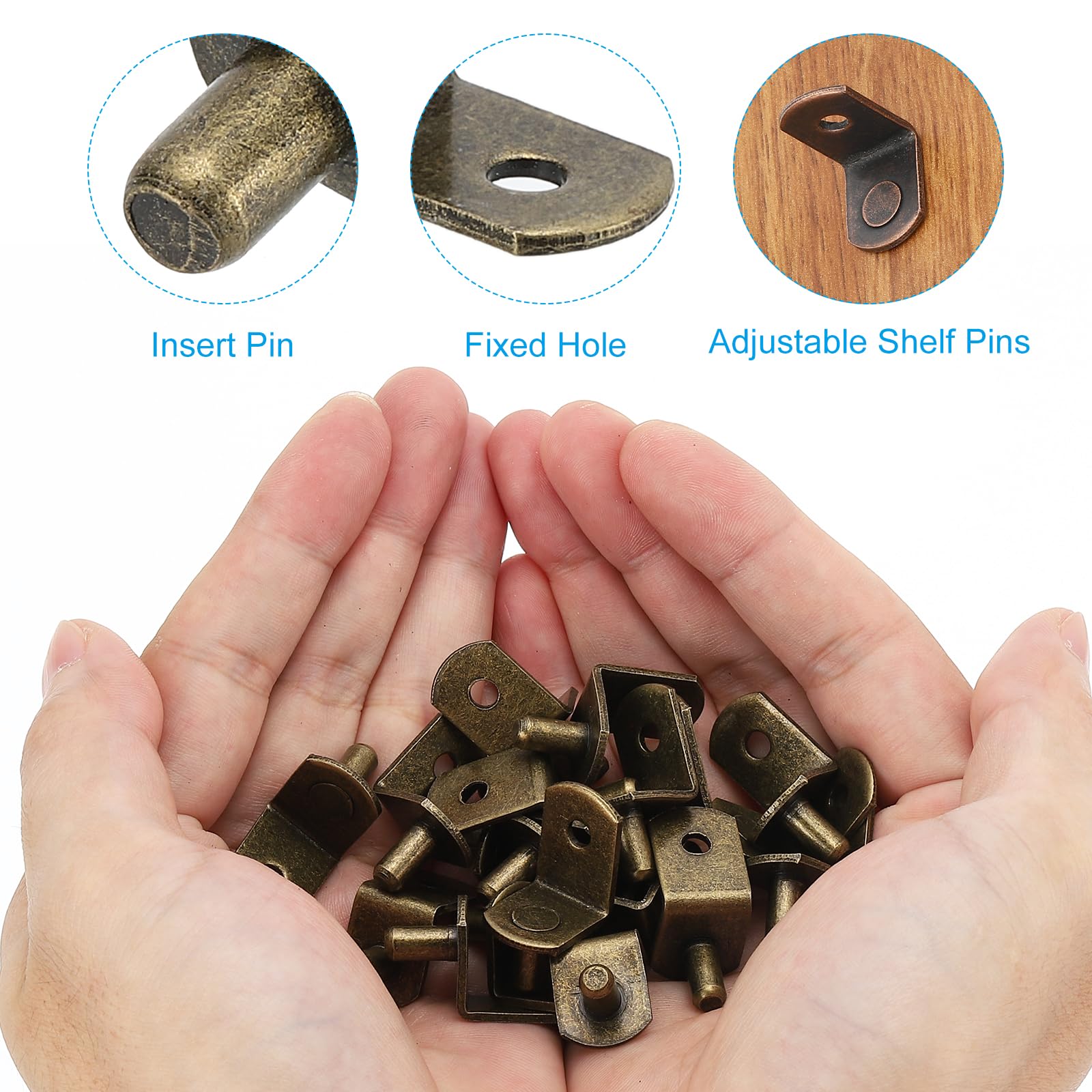 PATIKIL Shelf Pegs Pins 1/4 Inch - Image 3
