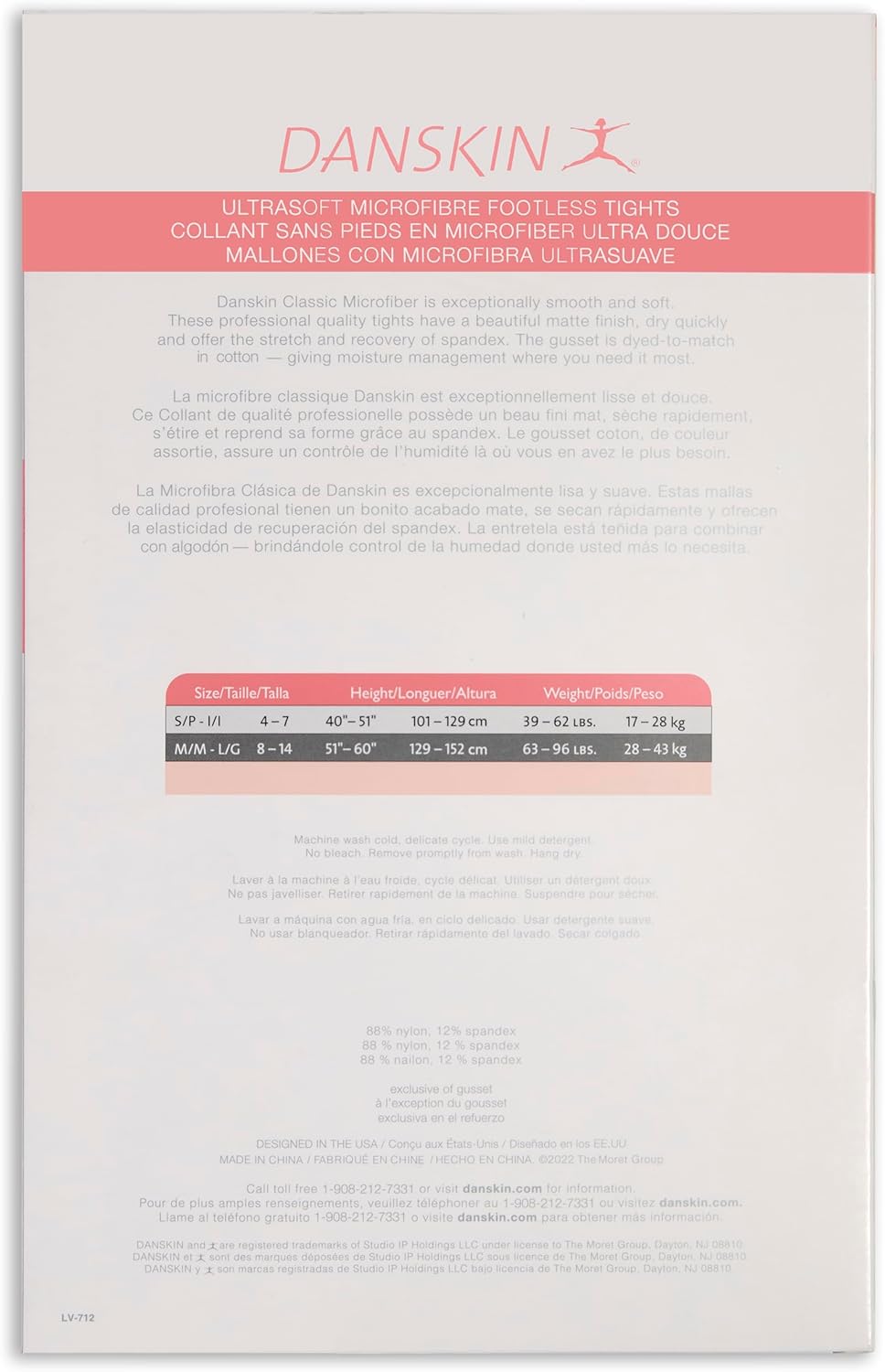 Danskin girls Footless Tight - Image 5