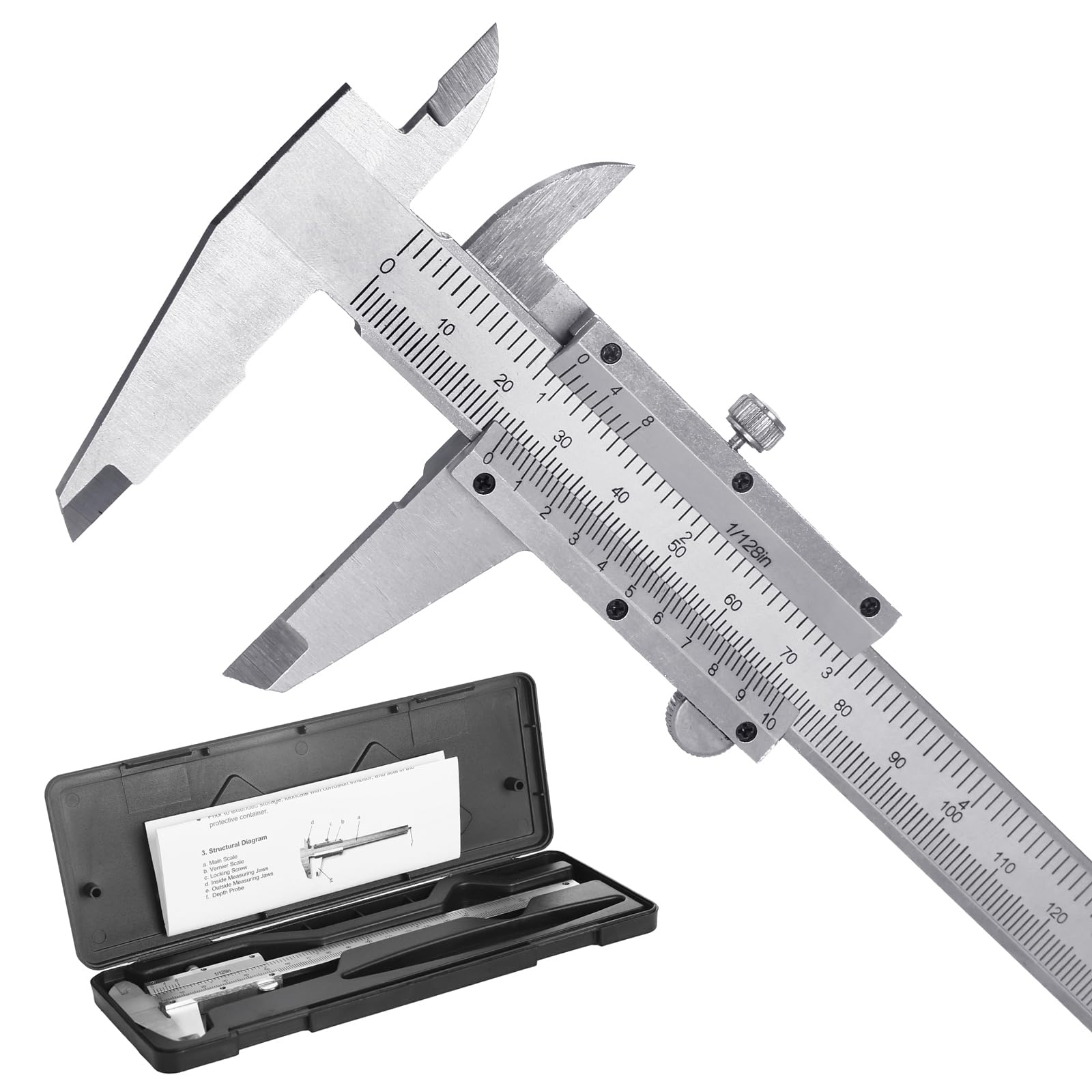 6-Inch Vernier Caliper - Precision Measurement Tool -1 6-Inch Vernier Caliper - Precision Measurement Tool -1