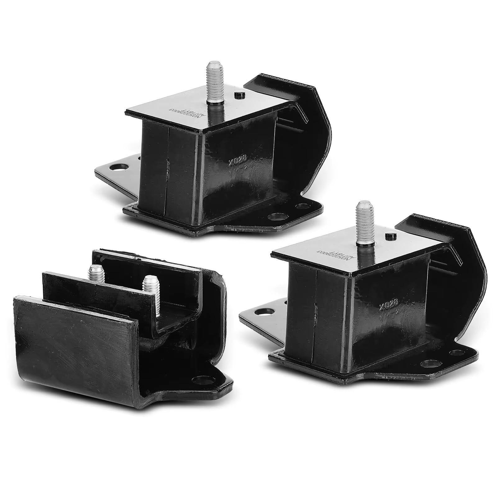 Silentblock para Pickup 1995 1996 1997 para D21 1986 1987 1988 1989 1990 1991 1992 1993 1994 1132001G00 1132001G0A 3 Piezas Soporte De Motor Y Transmisión