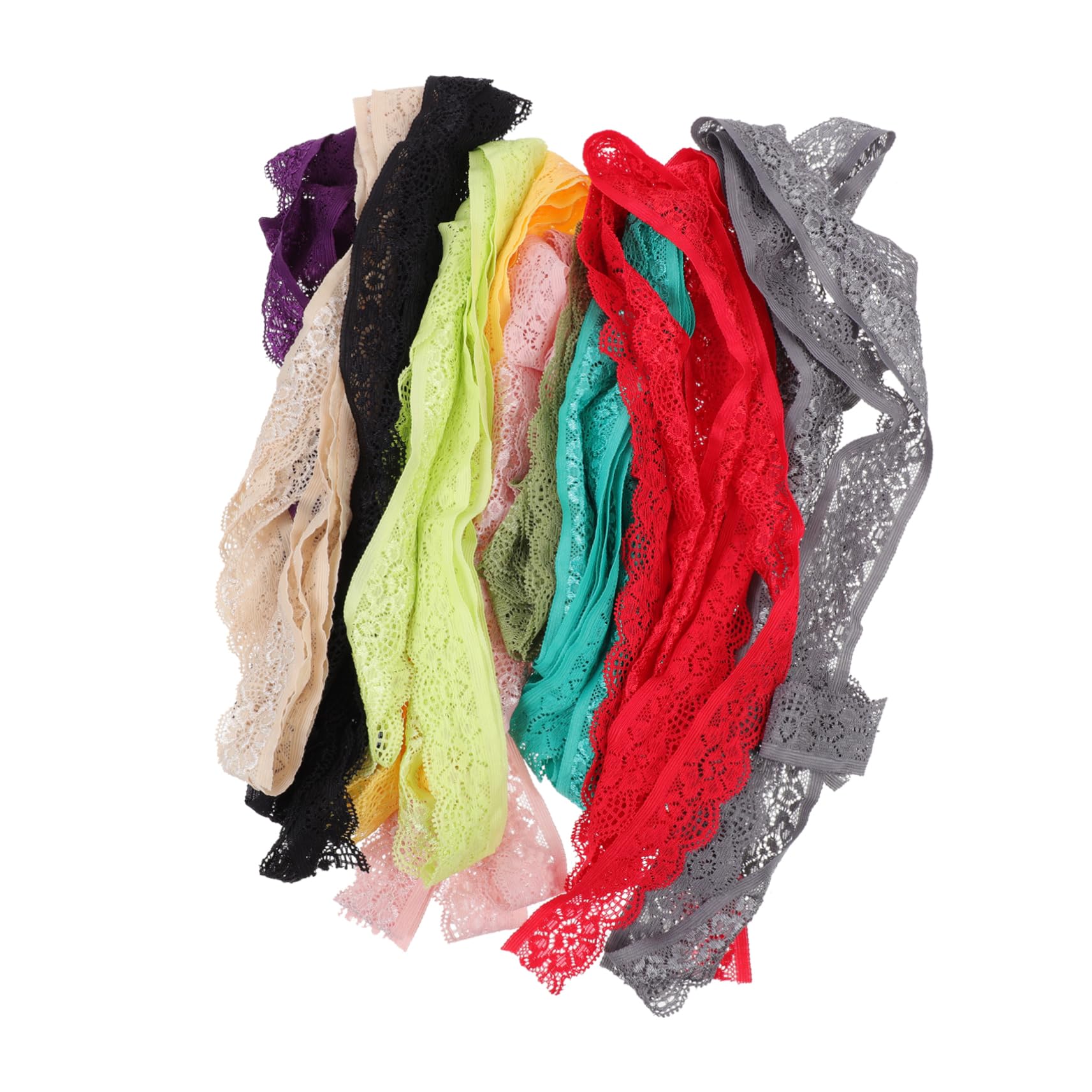 ARTIBETTER 2 Series Cinta De Encaje Para Manualidades Accesorios De Costura Para Ropa Y Decoración Diy 10 Piezas X 2