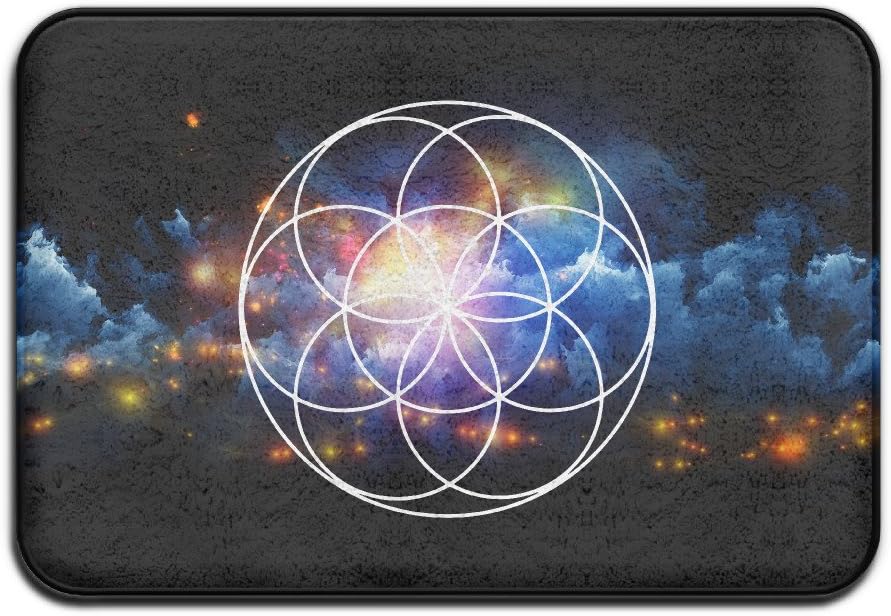 Funny Seed Of Life Mystery Symbol Welcome Mat Doormat