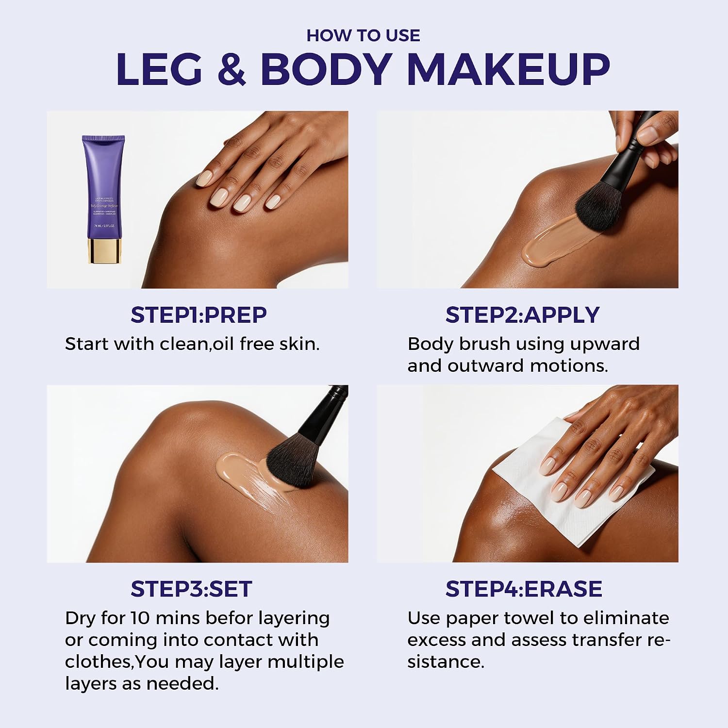 Tattoo Cover Up Makeup, Body Coverage Perfector Waterproof Tattoos Sun Damage Scars Veins with 24Hr Long Lasting, Tattoo Concealer Sweatproof Transfer Resistant for Leg Face Body 2.5 oz, 02 Natural