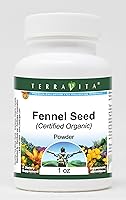 Vista 1 de Semillas de hinojo (certificado orgánico) en polvo (1 oz, ZIN: 517669) - Paquete de 3