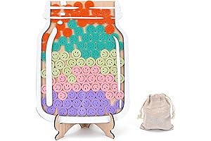 TINGKU Magnetic Make a Face Classroom Reward Behavior Jar