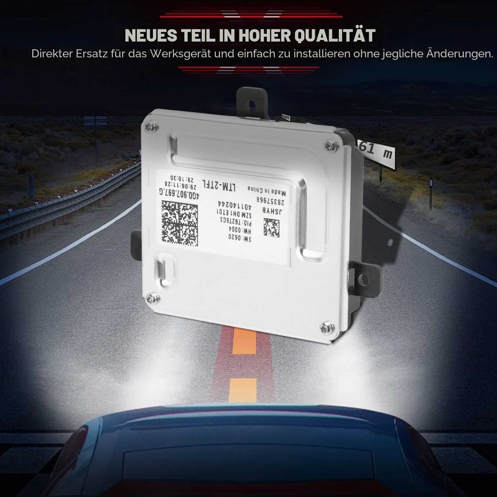 Stabilisator für Polo 2014-2017 Golf 4G0907697G Tagfahrlicht Steuergerät Leistungsmodul Scheinwerfer Scheinwerfersteuergerät für Amarok Caddy Alhambra 4G0 907 697 G LTM-2TFL 4g0.907.697.g
