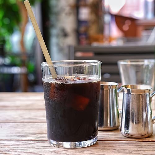 Miniatura 7 de HANSGO Sugarcane Straws, 200PCS Drink Straws Disposable for Hot Cold Drinks, Coffee, Cocktail, Juice Home Favor, The Beach Party, Natural Brown 200