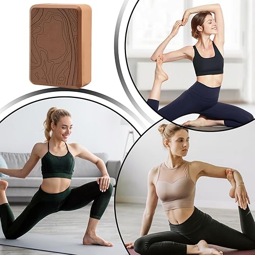 Miniatura 4 de Espuma de yoga - Espuma de alta densidad  Almohadilla de entrenamiento antideslizante para entrenamiento en casa, baile, fitness, meditación,