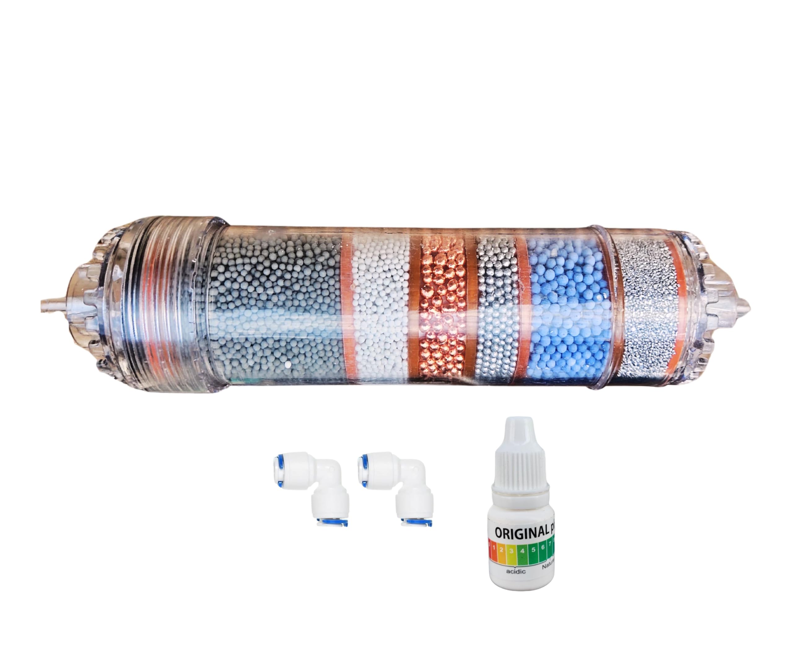 PARIJATA Copper Zinc Alkaline Filter for RO Water Purifier | 9 inch Alkaline Water Filter Cartridge 4 Stage Filter-image-4