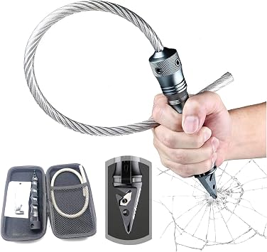 Self Defense Goods, Emergency Escape Hammer, Lightweight, Security Self-Defense, Self Defense Whip, Car Emergency Escape Tool, Disaster Prevention Goods, Seat Belt, Unisex, Car, Glass, Car Interior