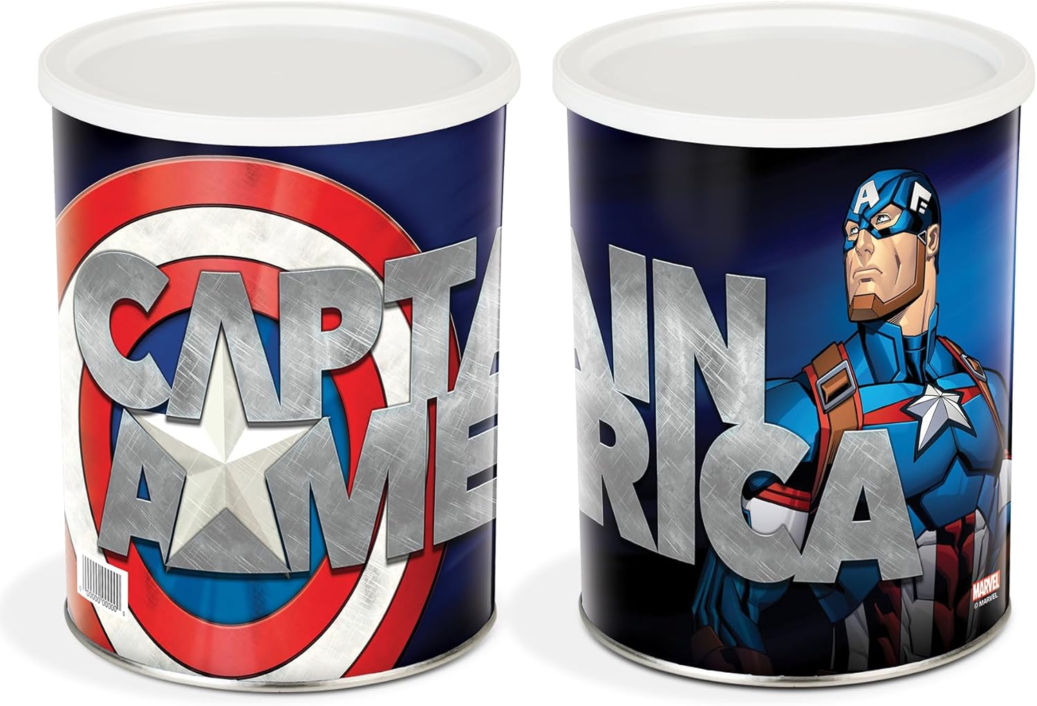 WinCraft Gift Tin 1 Gallon Captain America Marvel CAPT America