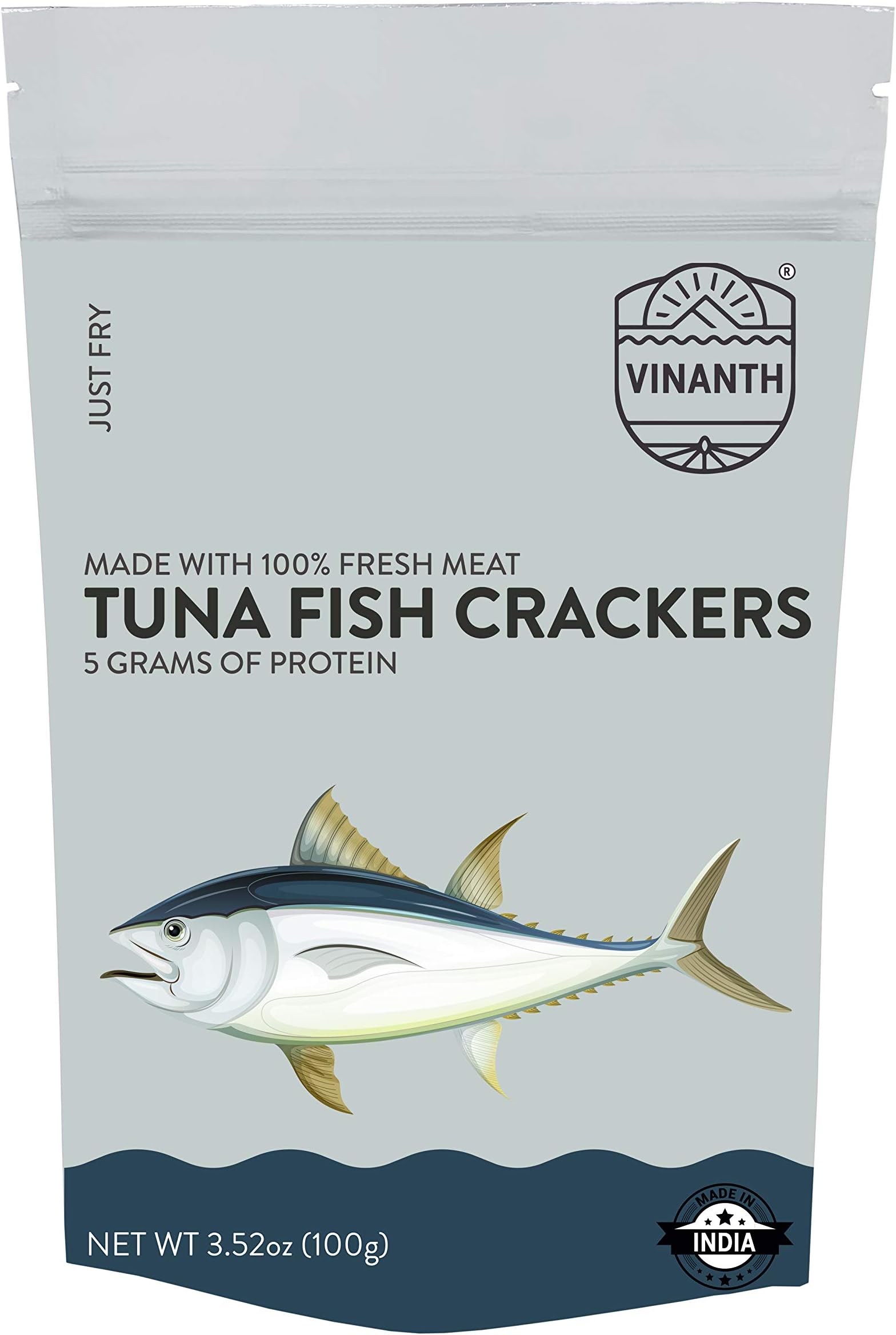 VINANTH ENTERPRISES FRESH MEAT PAPAD 100GMS (TUNAFISH)