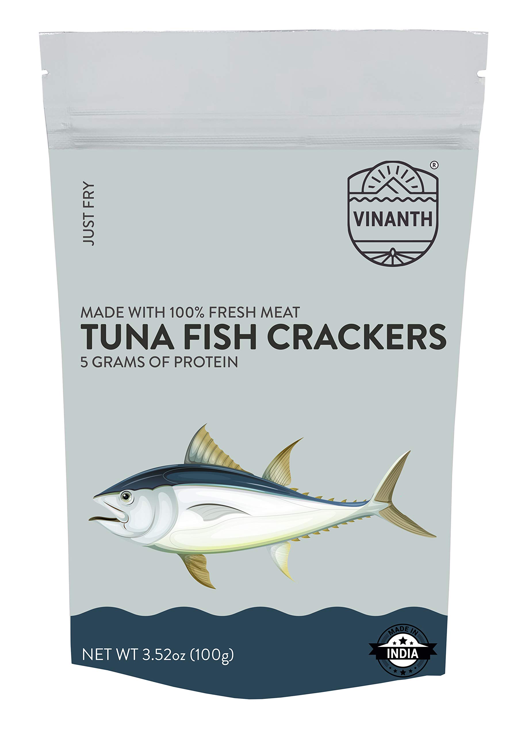 VINANTH ENTERPRISES FRESH MEAT PAPAD 100GMS (TUNAFISH)