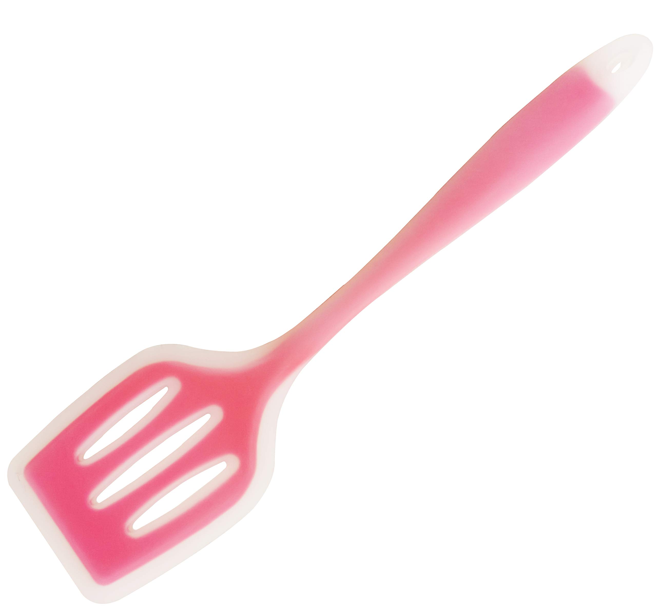 1 rted daily kitchen spatula heat-resistant silicone, slotted spatula spatula handle-flexible silicone spatula spatula for cooking and non-stick cookware, multi-function kitchen spatula.