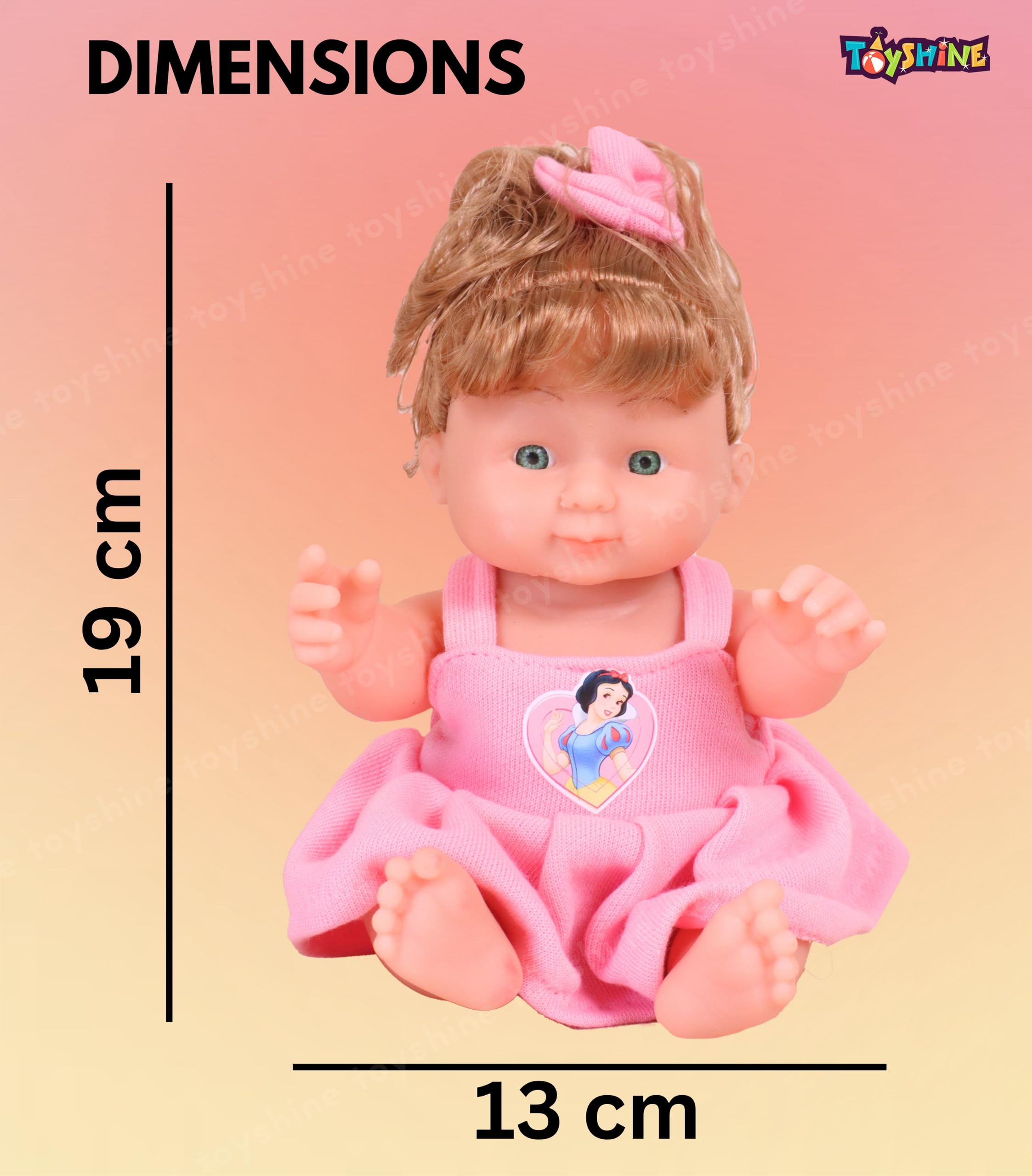 Toyshine 8 inches Realistic Jinny Baby Doll Girl, Color May Vary - Image 5 thumbnail