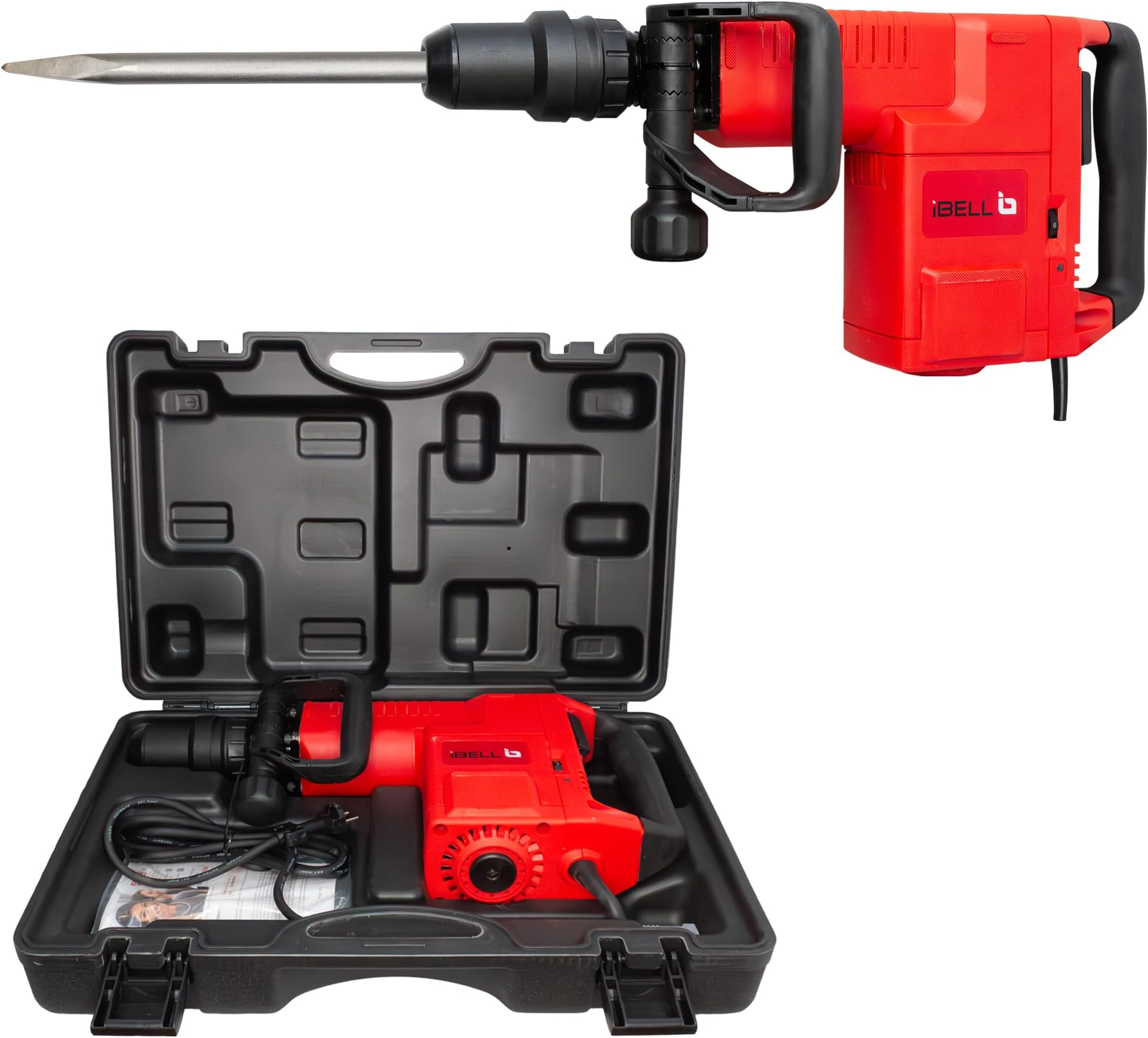 Demolition Hammer, IBL DH45-66,1500W,900-1890 RPM,220V,50 HZ,11 KG