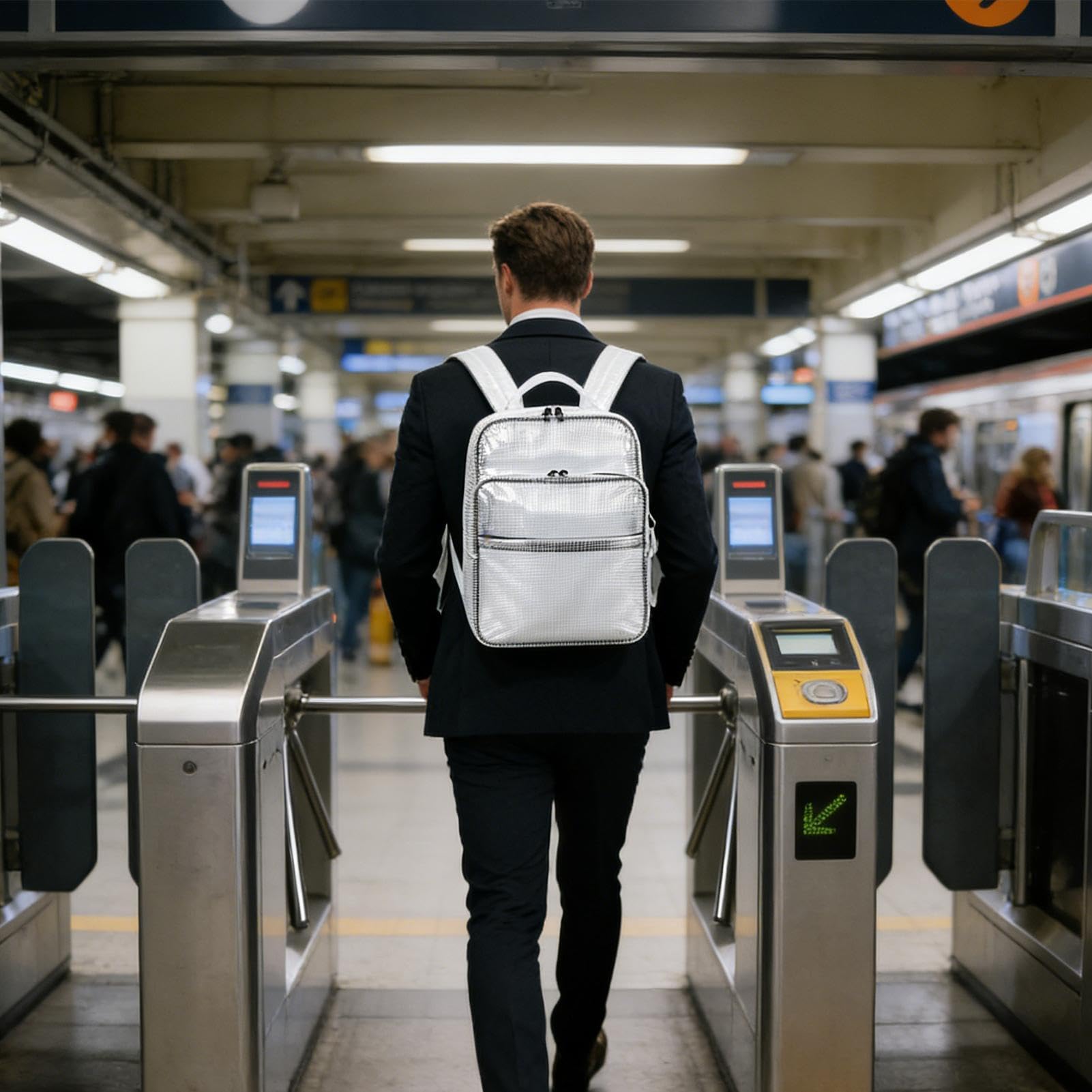 Zaino Laptop Per Uomo Cartella resistente al freddo a cerniera scorrevole | Zaino Da Viaggio Laptop E Borsa Da Lavoro Per Computer, Dispositivi Elettronici, Attrezzi Gear, Viaggio, Palestra, Uffic