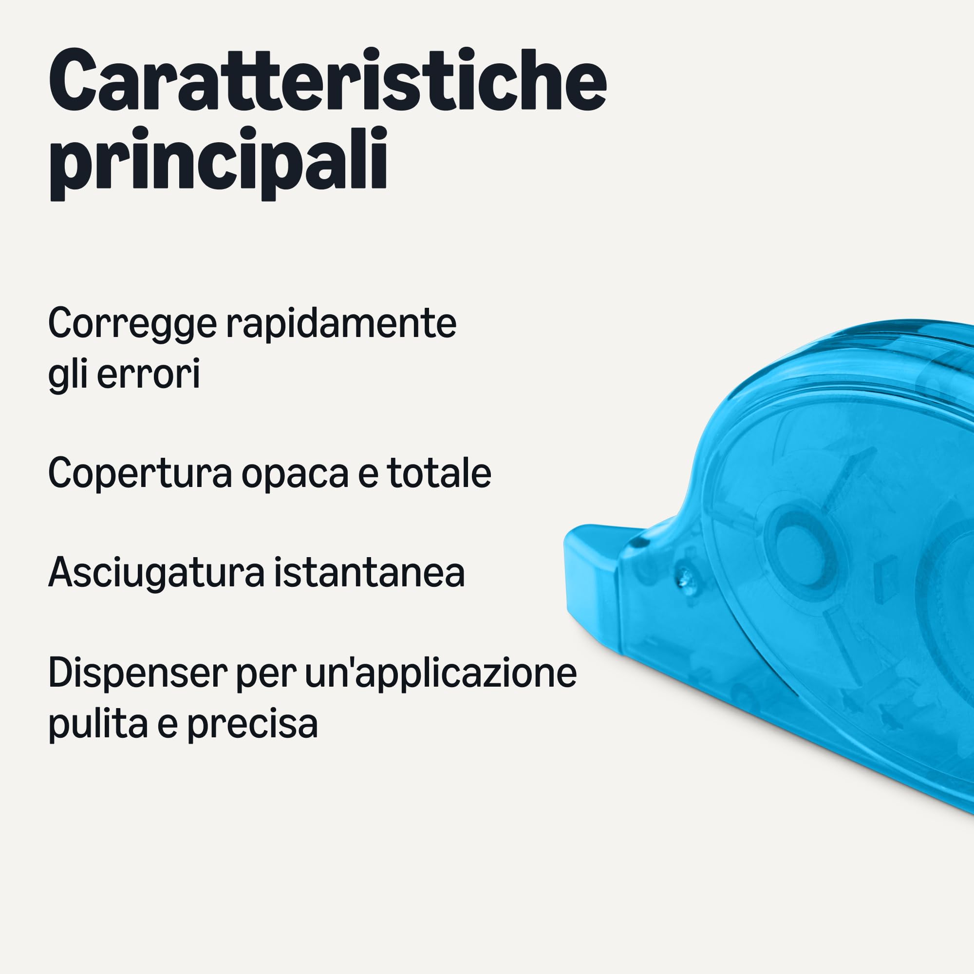 Set 6 Correttori A Nastro Color Pastello Morandi – Rulli Da 5mm X 6m, Istantanei, Inodori, Ideali Per Scuola E Ufficio, In Graziose Tinte Sfumate