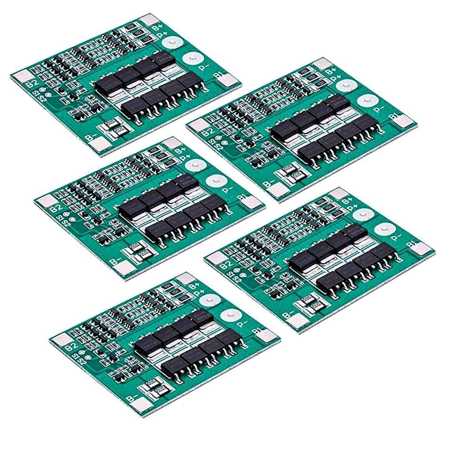 AZDelivery 5 x Płytka zabezpieczająca PCB na 3 baterie litowe Moduł BMS