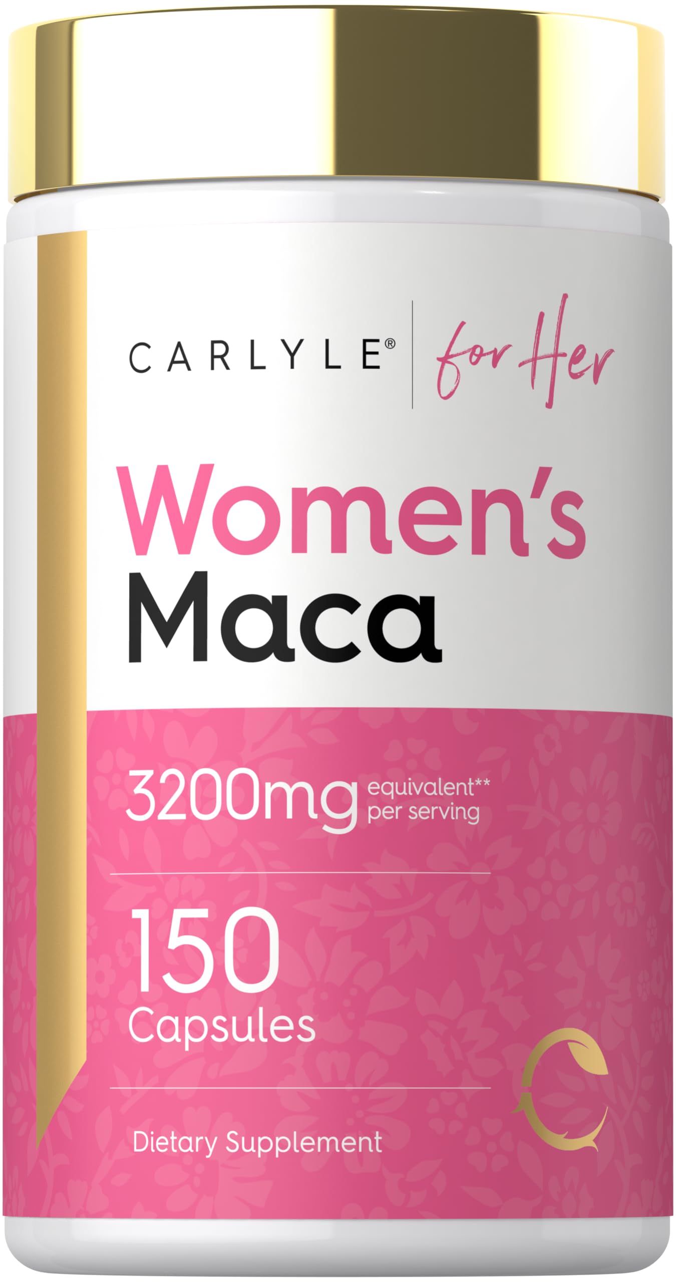Carlyle Maca Root Capsules for Women | 150 Count