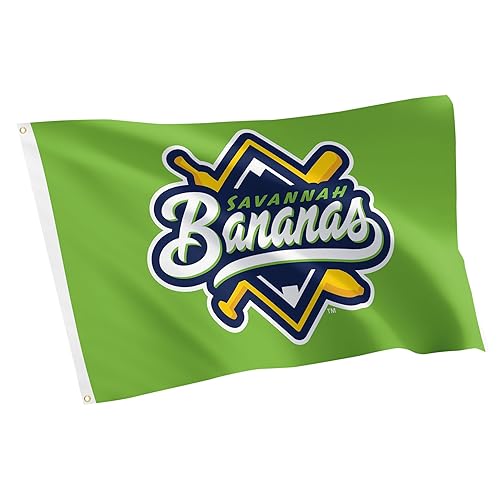 Desert Cactus Savannah Bananas Baseball Flag 100% Polyester Indoor Outdoor