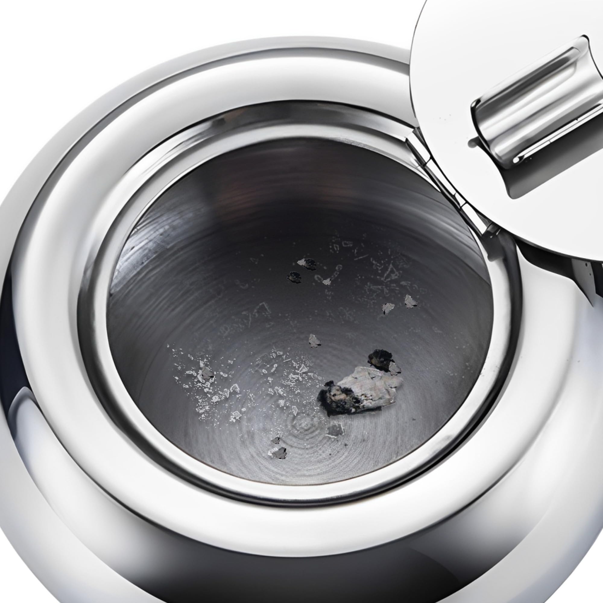 Posacenere in Acciaio Inox con Coperchio