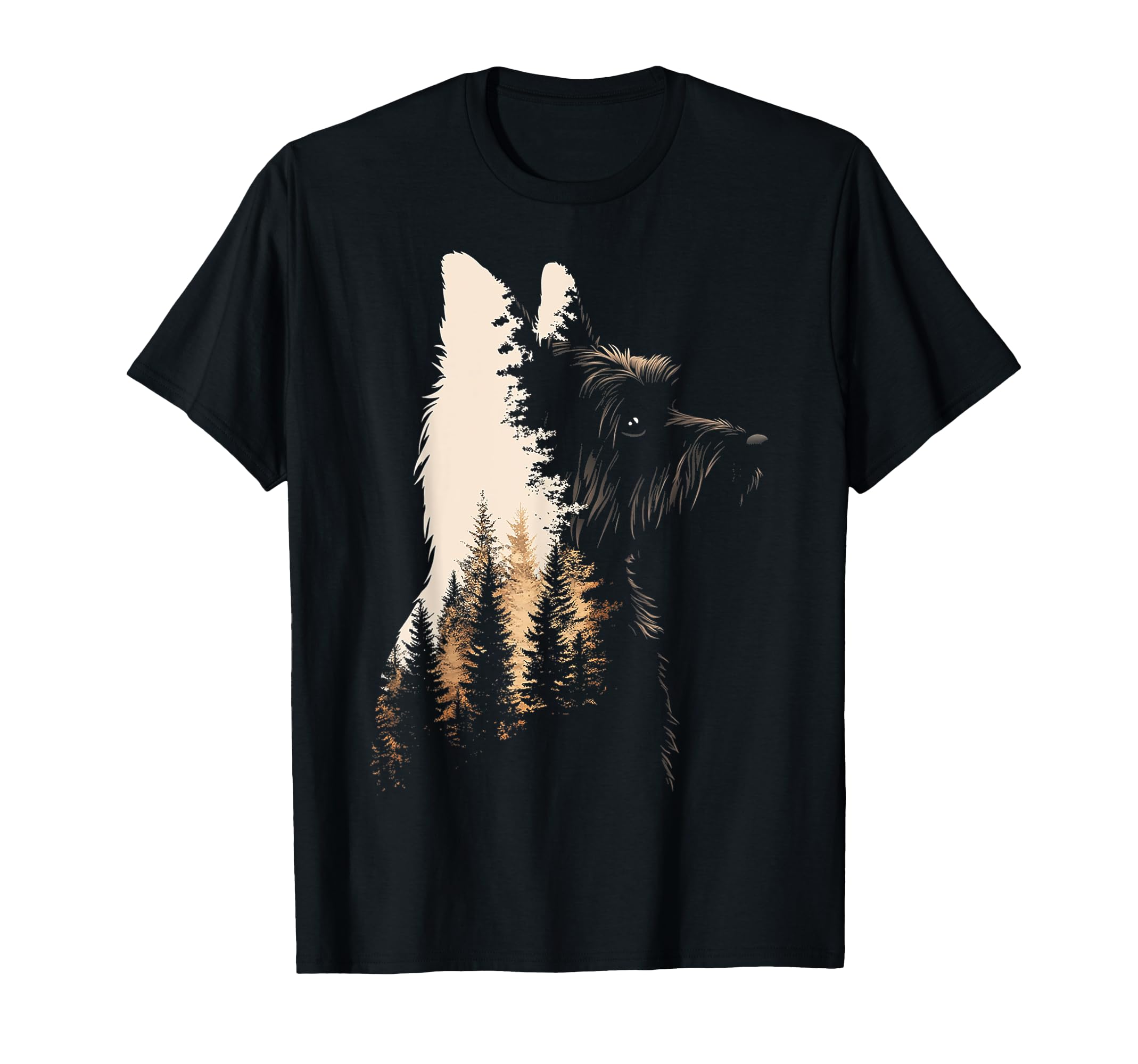 Cairn Terrier Dog Graphic Pet Art Cairn Terrier T-Shirt