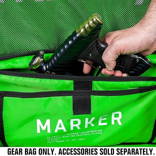 Miniatura 7 de HK Army Paintball Expandir 75L Roller Bolsa de engranajes de viaje - Shroud Neon Green