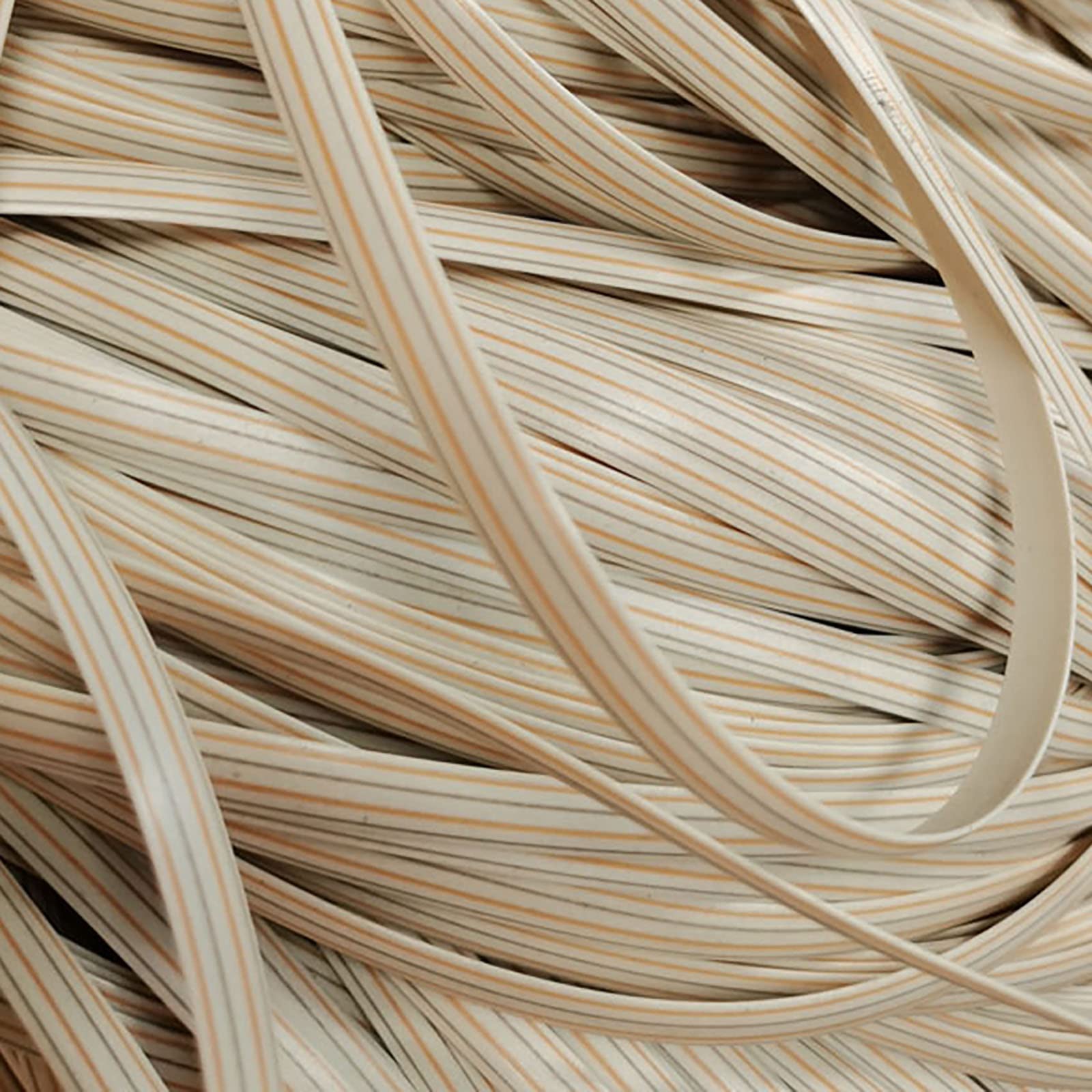 NURUGURE Plastic Rattan Wicker, PE Rattan Wicker Repair Material Cane Mesh Roll for DIY Chair Furniture