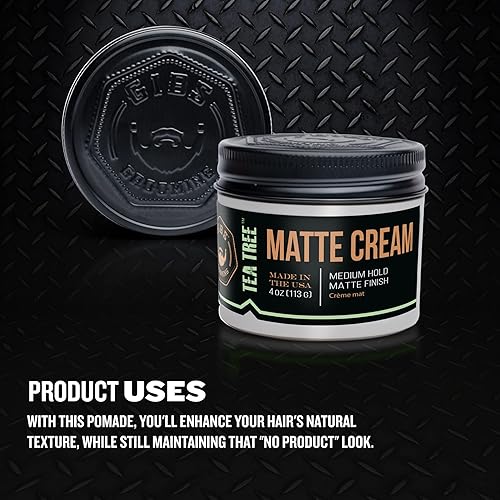 Miniatura 2 de GIBS Árbol de té crema mate ligero/medio de sujeción, sujeción ligera de larga duración, fabricado en Estados Unidos, 4 onzas