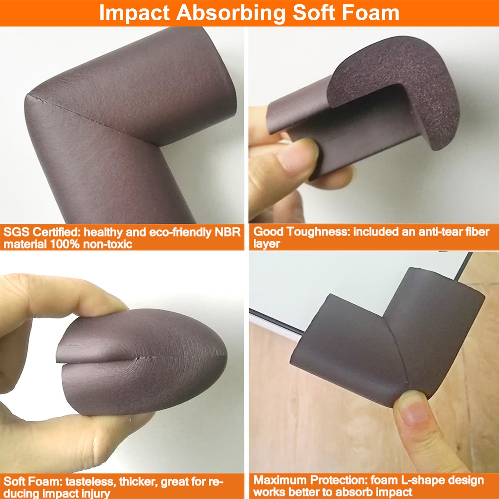Santme 8 Pack Child Safety Corner Protectors - Image 2