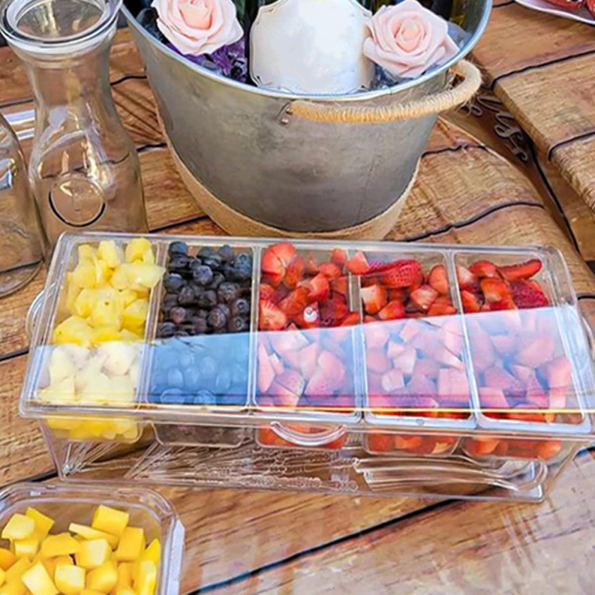 Coffret Épices en Plastique Réutilisable avec Couvercle et Cuillère, Contenant à Condiments Compact Cuisine et Salle à Manger, Capacité Suffisante, Rangement Simple
