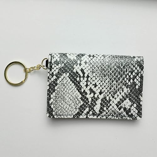 Vista 18 de Pastillero anticonceptivo de piel de serpiente Llavero con forma de sobre (azul)