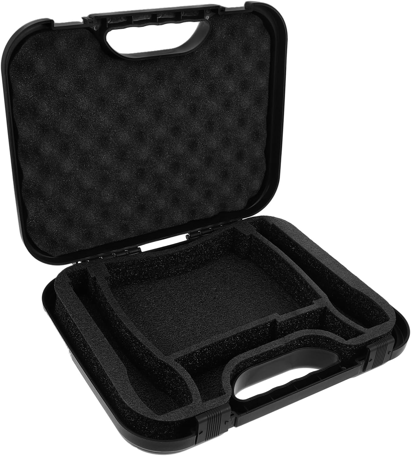 Portable Microphone Hard Carrying Case Accessory Storage for Travel and Recording Equipment Shockproof Plastic Design for Microphones and Gear
