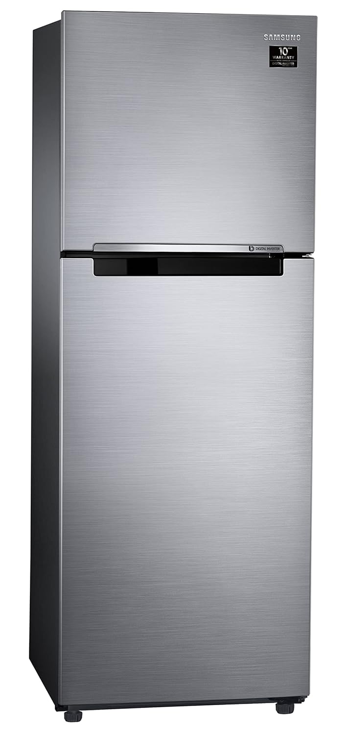 Close-up of the Easy Slide shelf in the refrigerator.