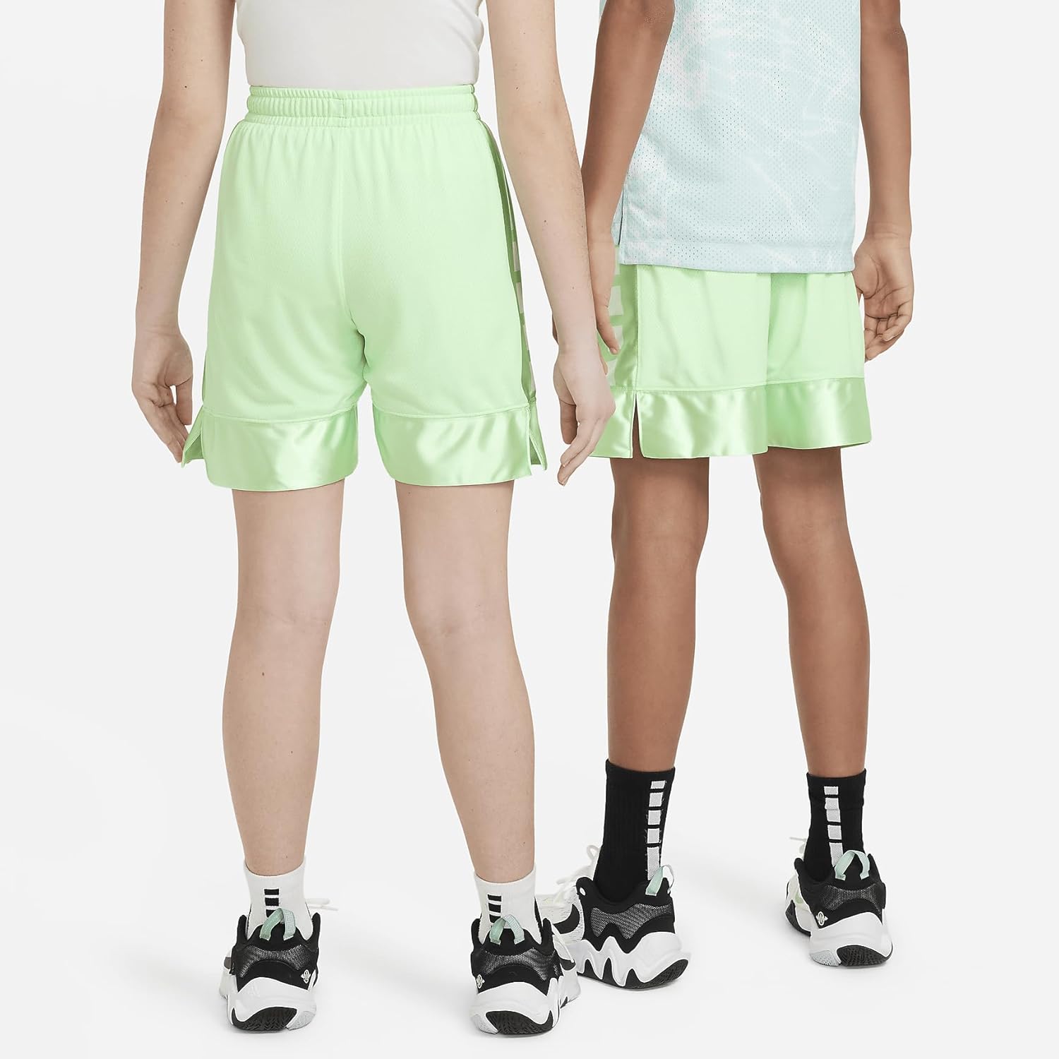 Nike Dri-FIT Elite 23 Big Kids' (Boys') Basketball Shorts (Vapor Green/White, FD4004-376) Size X-Large - Image 2