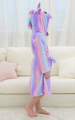 Miniatura 5 de Doctor Unicorn - Bata de baño suave con capucha de unicornio, ropa de dormir - Regalo de unicornio para niñas