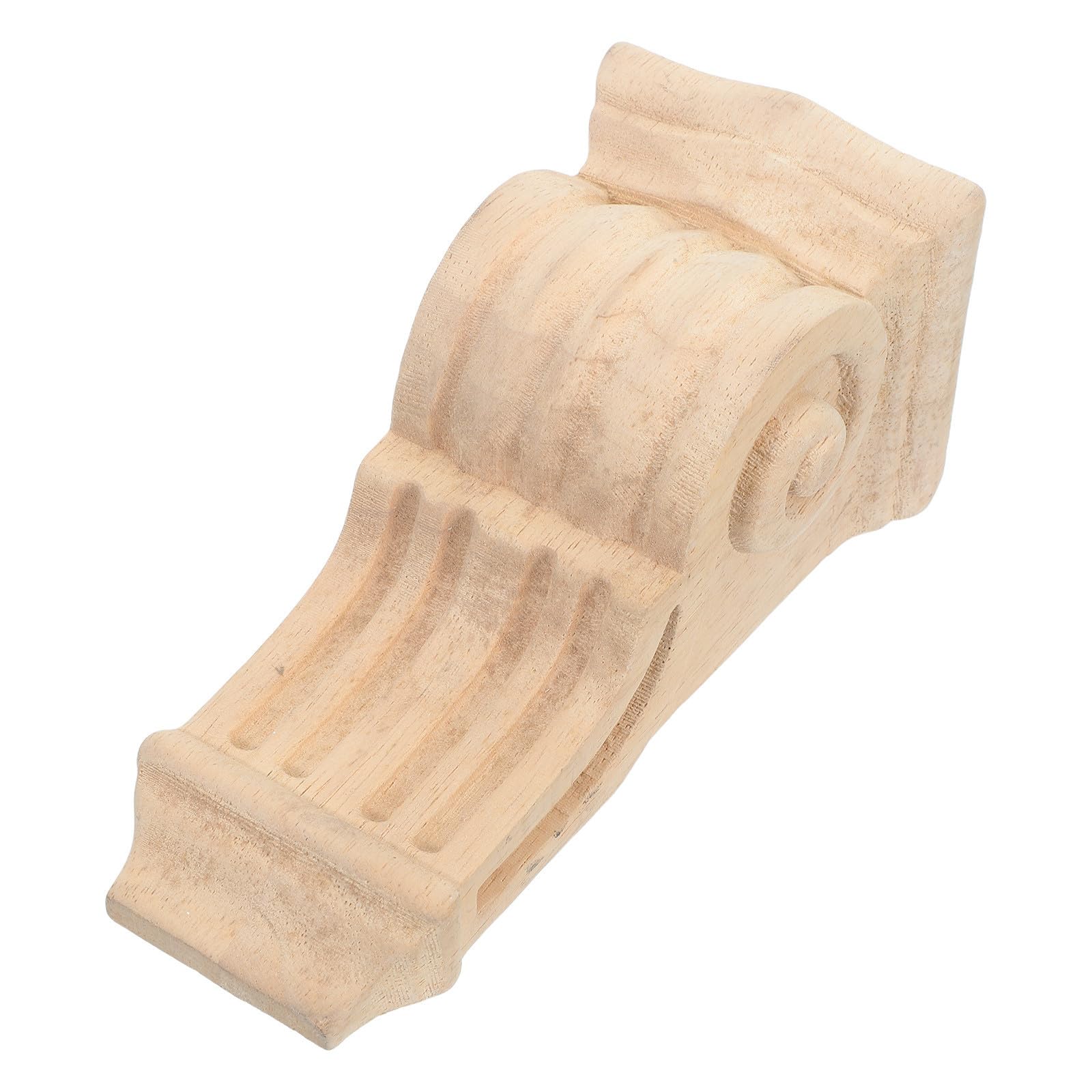 Corbeau en bois khaki pour manteau de cheminée ou étagère de bureau classique