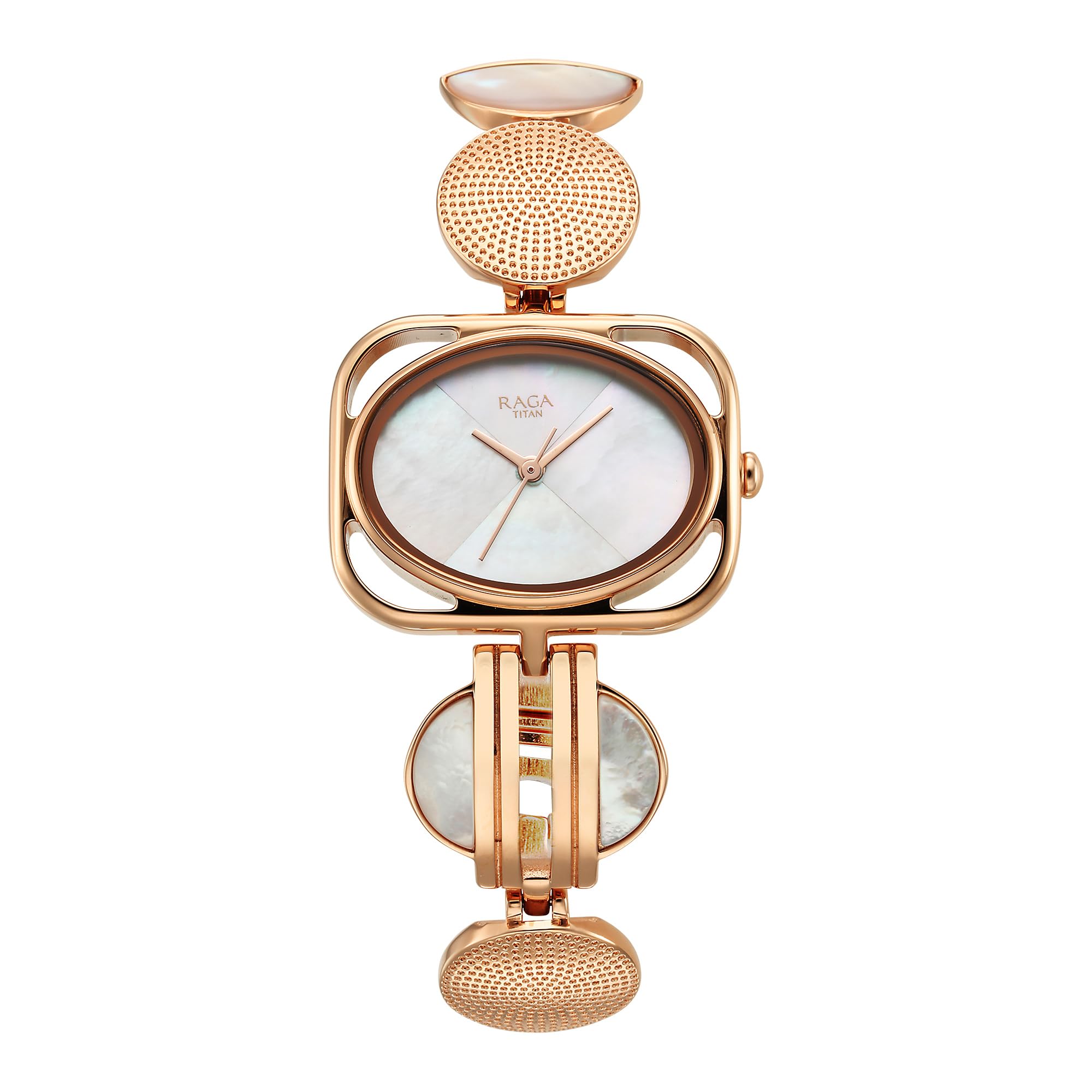 Titan Raga Power Pearls Quartz Analog Mother of Pearl Dial Metal Strap Watch for Women-NS95225WM01F (B0CLRDVSLR) Amazon Price History, Amazon Price Tracker