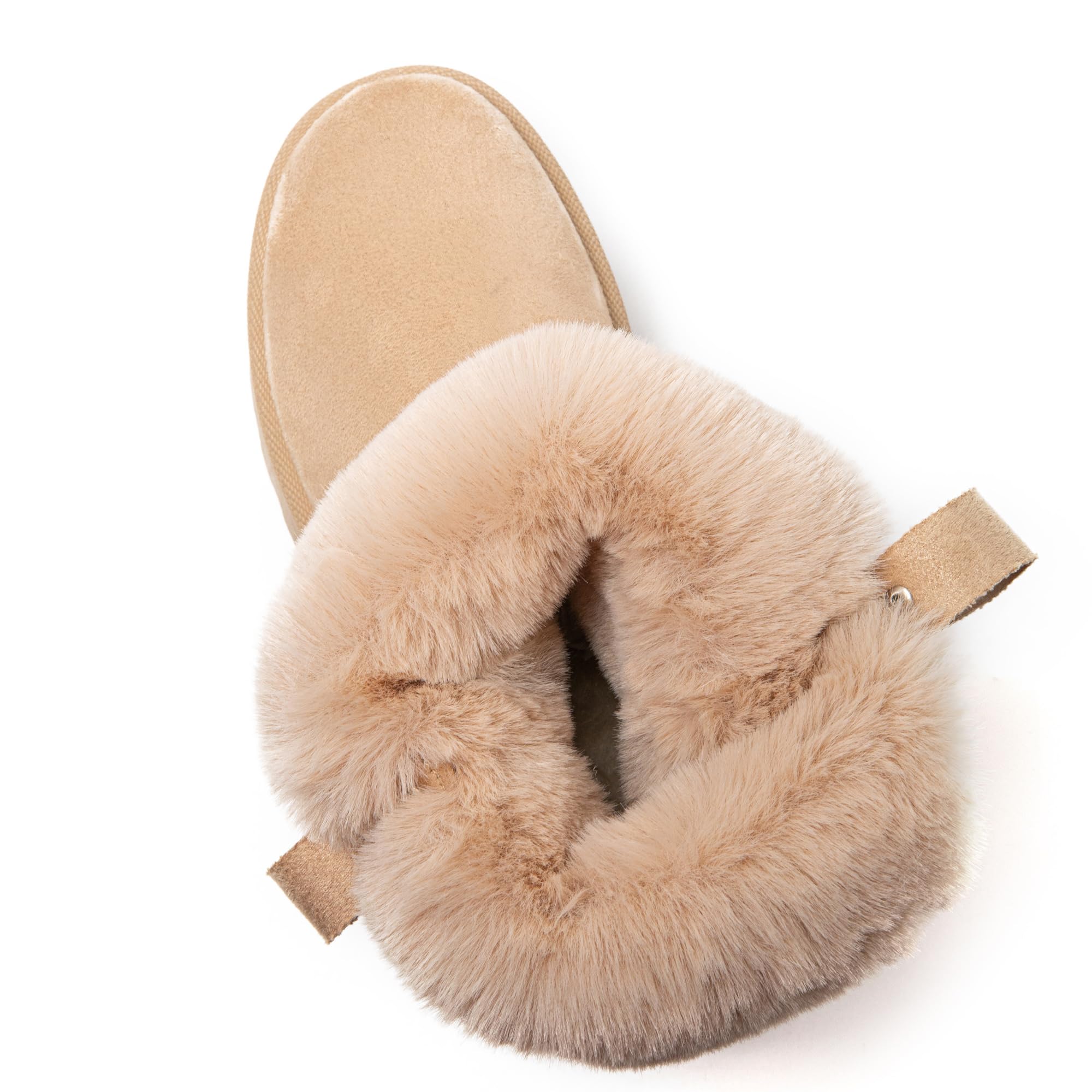 JOMIX Bottes de Neige Femme Bottines Fourrées Hiver Chaussure Classique Comfortable Chaude Douce