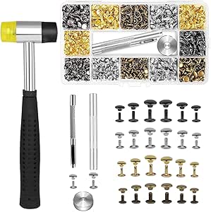 LUCKDANO Occhielli In Ottone, Kit Da 100 Anelli Di Tenuta In - Foto 8