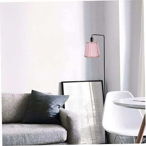 Miniatura 8 de DOITOOL Pantalla de tela festoneada para lámpara de pared, pantalla de tela, cubierta de luz, pantallas de lámpara para hotel, cubierta de lámpara