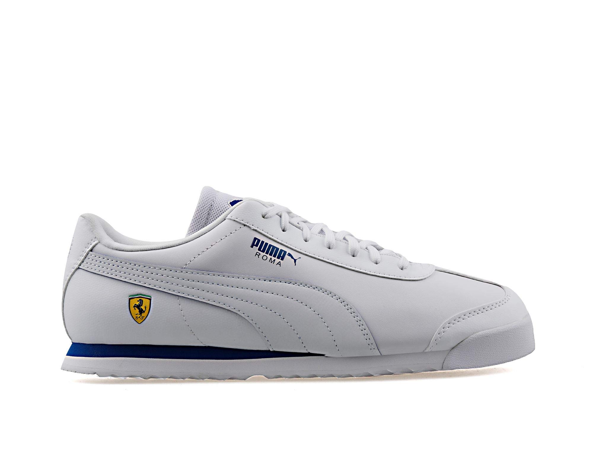 x Scuderia Ferrari Roma White Mens Trainers Lace Up Shoes 306083 11