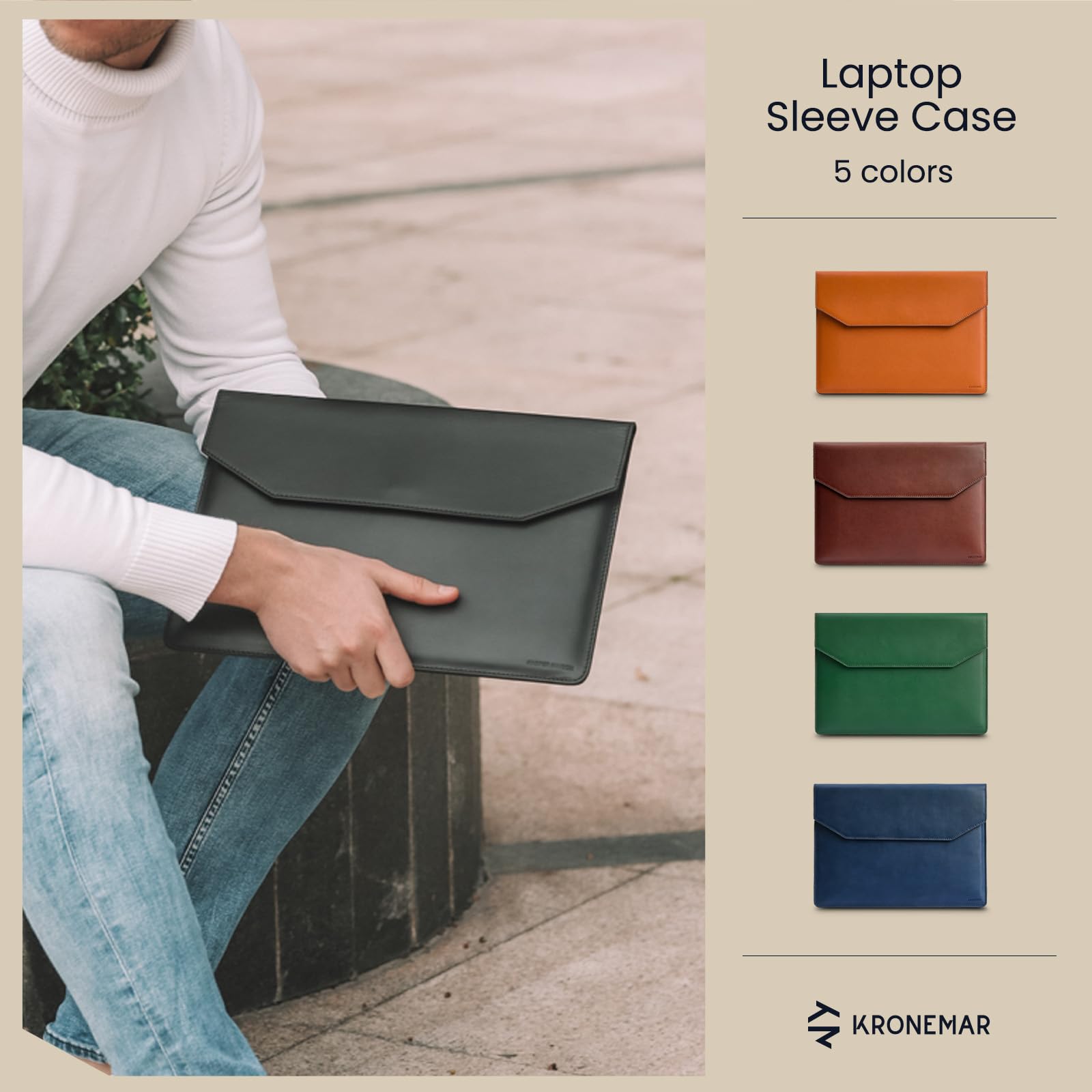 Kronemar 14インチ 本革 ノートパソコンケース MacBook Pro Amazon.co.jp: Kronemar 14 インチ 本革 ノートパソコンケース MacBook