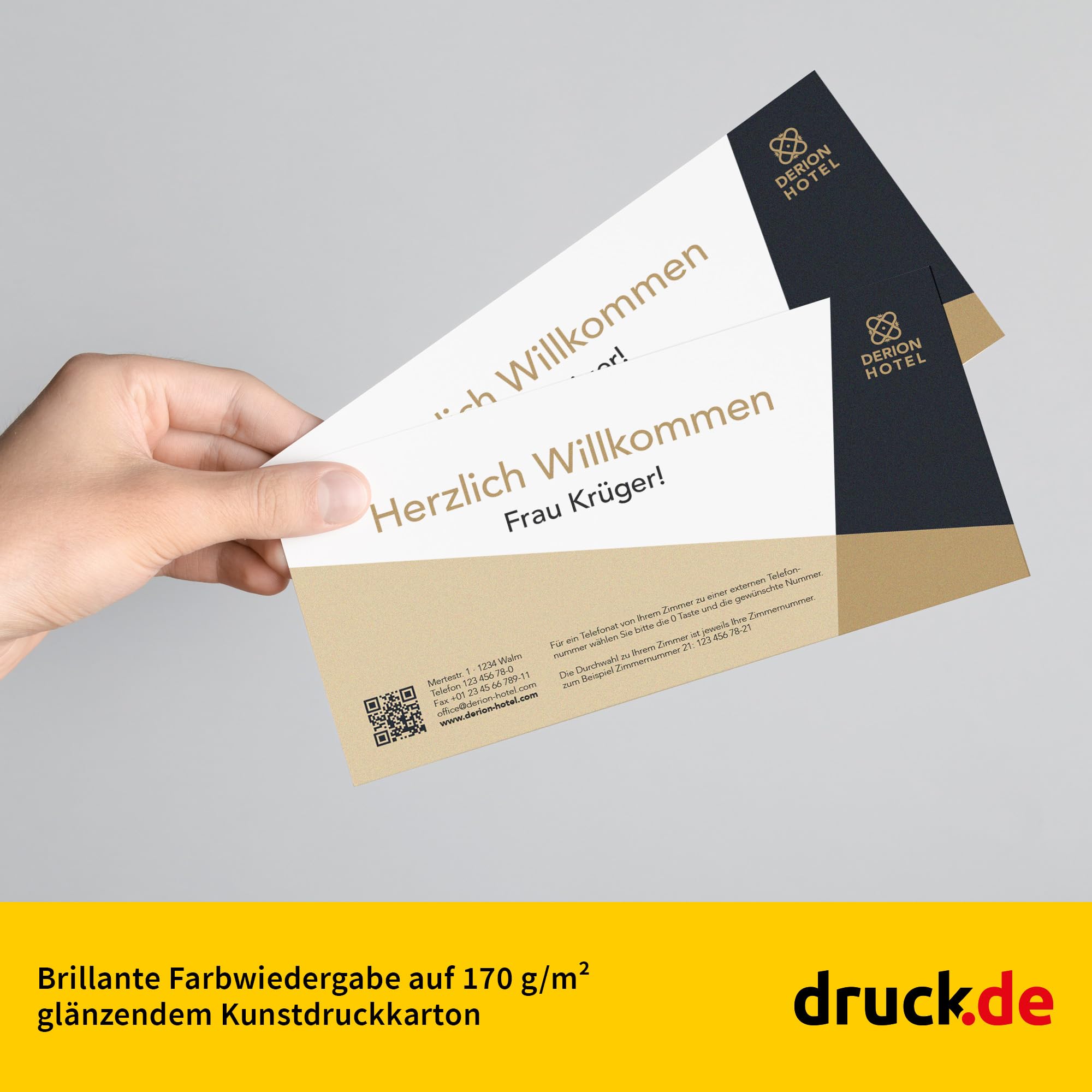Flyer - 500 Stück - A5 - hoch - beidseitig - Standard 170g glänzend | Flyer drucken, 500 Stück, A5, Hochformat, Standard, 170g Papier, beidseitig, glänzend