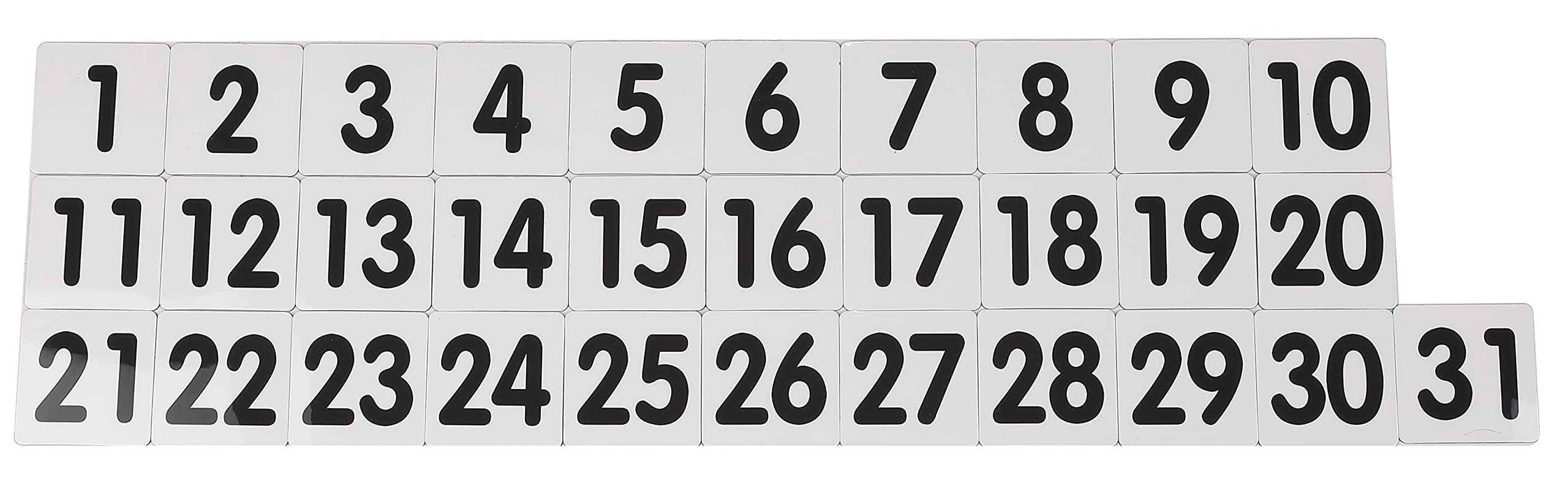 Amazon.co.jp: 5cm 1-31 数字 日付 マグネット 大きめ プレート 月間 1 