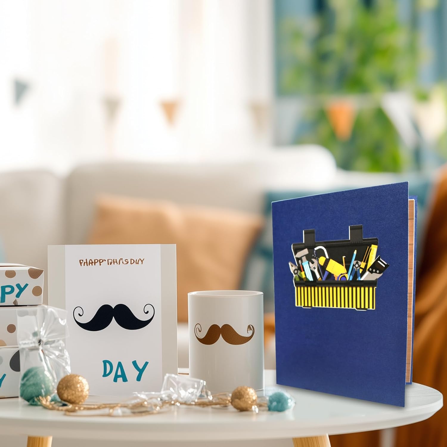 GREETING ART Fathers Day Card,Father's Day Toolbox Pop Up Card,Father's Day Card, 3d Pop Up Greeting Card for Him– Father's Day Love Card,Birthday Card for DAD, Men, Husband, Brother - Image 7
