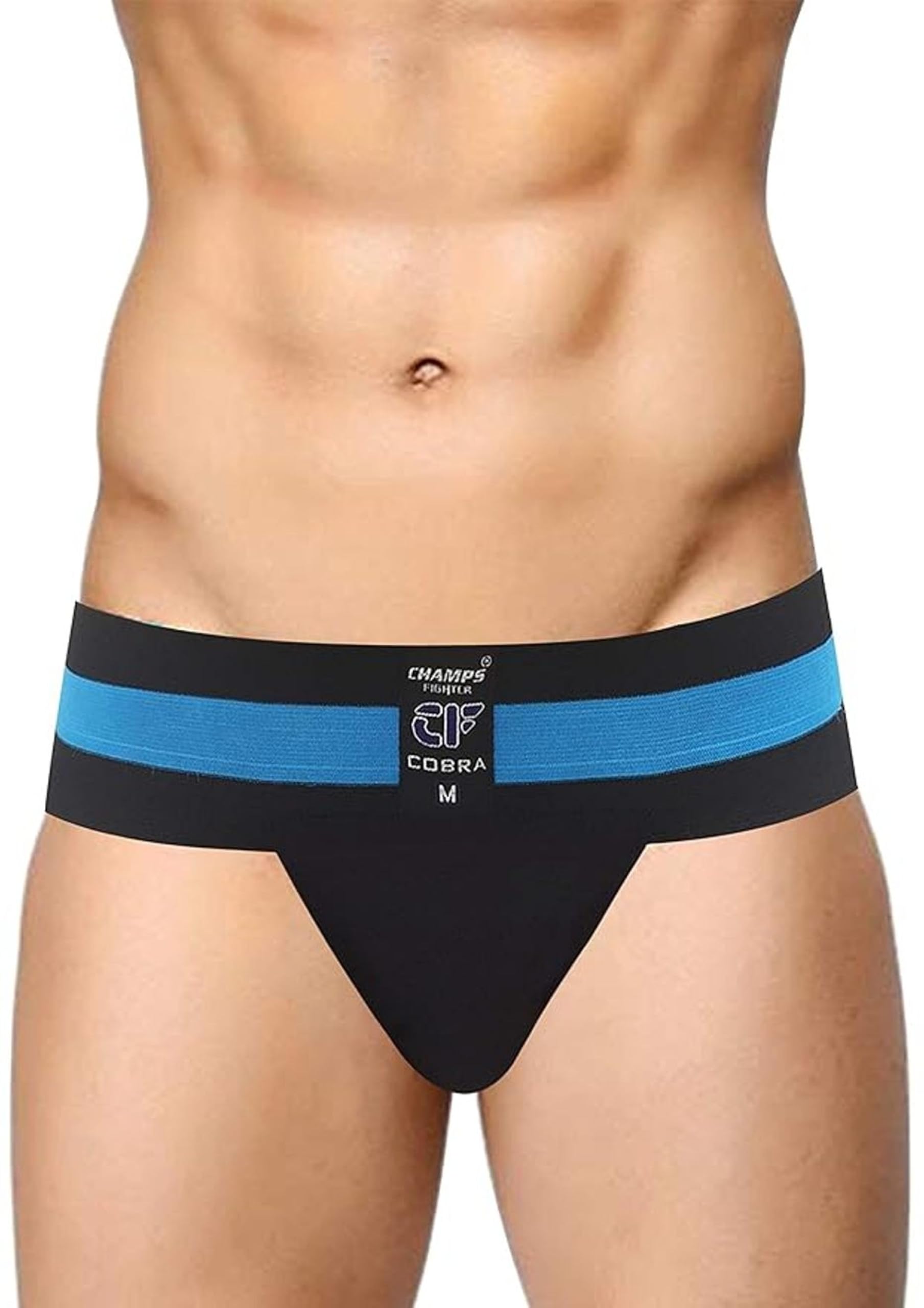 CF Champ Cobra Men's Athletic, Cricket, Gym Supporter, Black-image-35