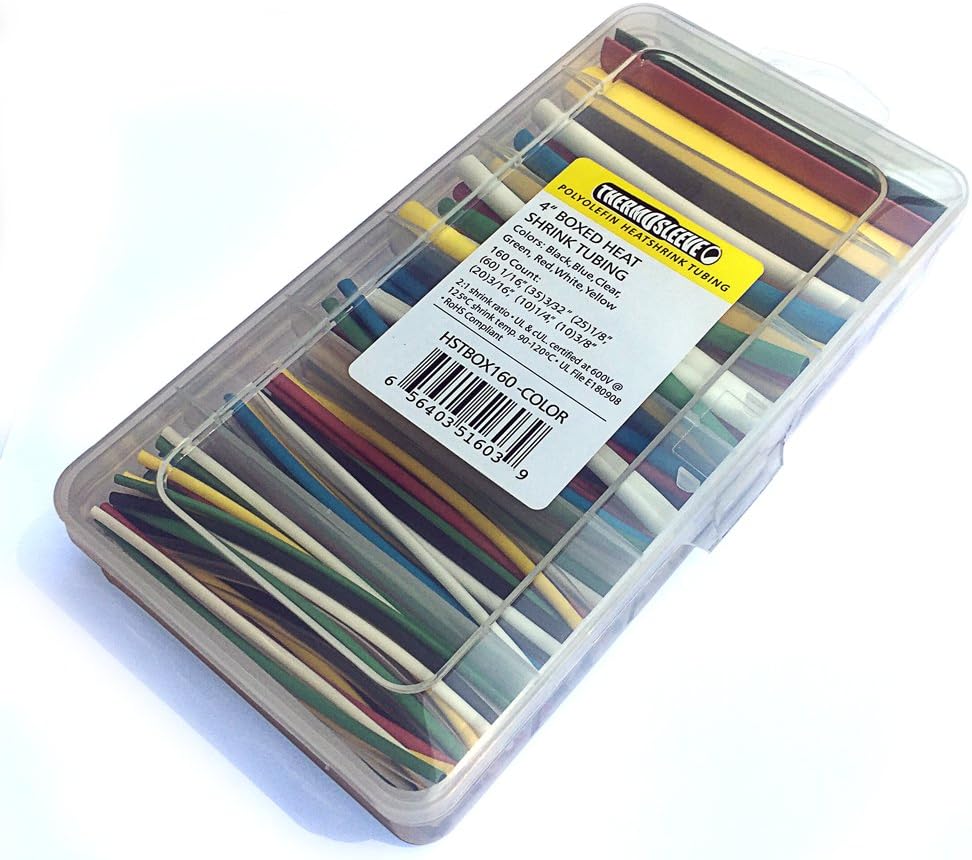 160PCS - 6 MIXED SIZES - 4 CUT LENGTHS (COLORS)